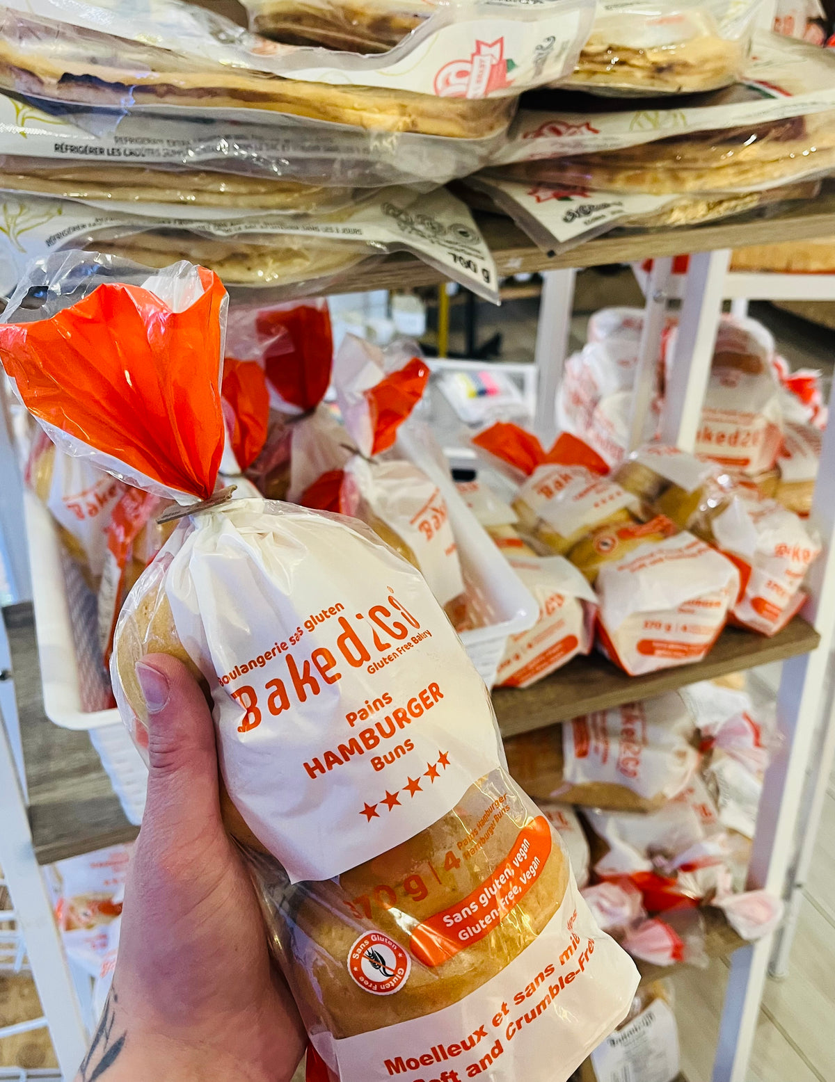 Pain hamburger BAKED2Go