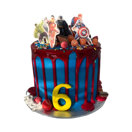 Gâteau Super-Héros
