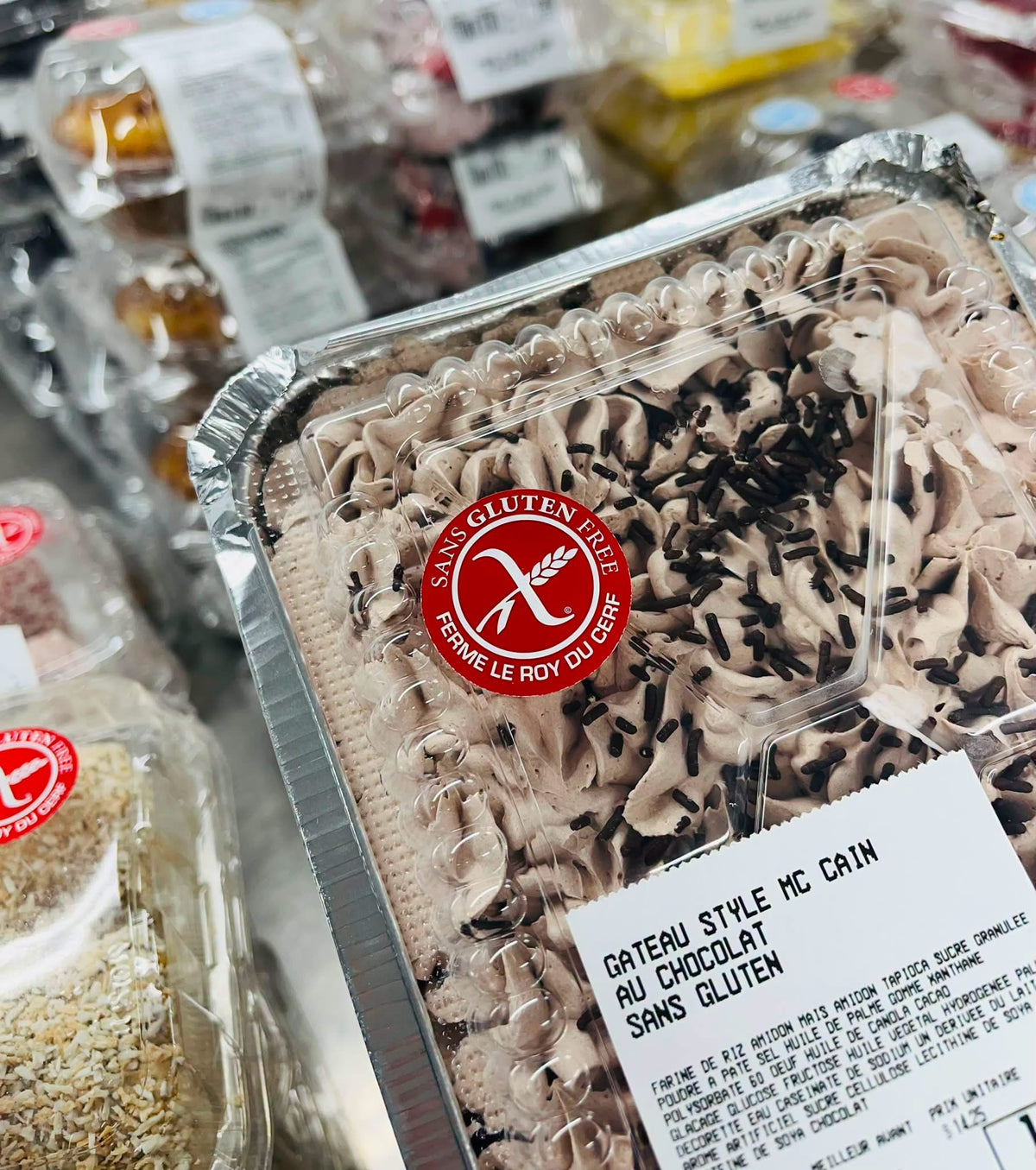 Gâteau style McCain SANS GLUTEN