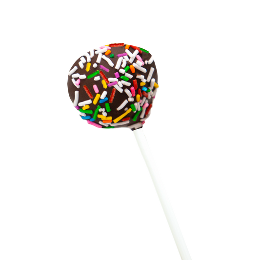 Cakepops chocolat-confettis